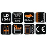 Spodnie robocze, białe, rozmiar LD/54