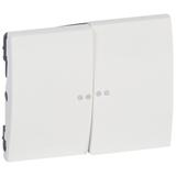 SISTENA LIFE KLAWISZ ARCTIC PODWÓJNY DO MECHANIZMÓW PODŚWIETLANYCH, Legrand