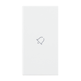 LIVING NOW - KLAWISZ Z SYMBOLEM  DZWONEK  - 2 MODUŁY - BIEL, Bticino