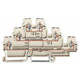 Złączka trzypiętrowa Ex L / L / L 2,5mm2 jasnoszara /50szt./ 870-951 WAGO