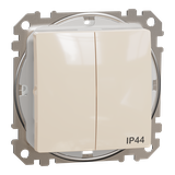 Sedna Design & Elements Łącznik świecznikowy IP44 beżowy SDD212105 Schneider