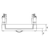 univers N Blok 300x250mm pod 2 szyny Cu PE/N UE21PEN HAGER