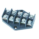 ZPT5-4.0 ,  Płytka odgałęźna serii ZPT, 4,0 mm2, 5 torów, czarny