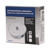 Bezprzewodowa ładowarka indukcyjna z dodatkowym portem USB czarna OR-AE-1367/B ORNO