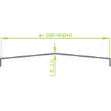PDDC400/3 POKRYWA DRABINKI 2.0 MM