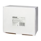 Wtyczka płaska bez uziemienia 2,5A 250V biały poliwęglan 50 sztuk OR-AE-13241/W/50 ORNO