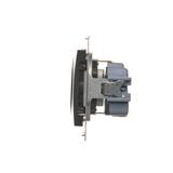 Simon 54 Gniazdo Schuko z przesłonami 16A 250V zaciski śrubowe antracyt DGSz1Z.01/48 KONTAKT