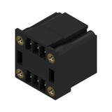 SCD-THR 3.81/06/90F 3.2SN BK BX Wtyki PCB (złącza płyty), 3.81 mm, Liczba biegunów: 6, kąt odejścia: 90° /50szt./ 1974190000 WEIDMÜLLER