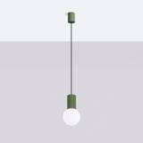 Lampa wisząca HALO 1 zielona oliwka