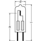 64450 S AX 75W 12V GY6.35 ŻARÓWKA HALOGENOWA LEDVANCE