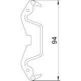 KL80A, KLAMRA KANAŁU