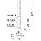 C30, SZYNY PROFILOWE PERFOR.500 OC.O