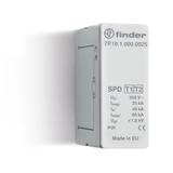 Ogranicznik przepięć SPD Typ 1+2 (1 warystor + iskiernik). Max 255V AC/DC, prąd udarowy impulsu 25kA