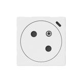 Mosaic - Gniazdo 2P+Z 16A - 250 V - Przekręcone Pod Kątem 45O - Automatycze Zaciski Sprężynowe - Bi 077148L LEGRAND