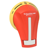 Uchwyt obrotowy bezpośredni przedni czerwony IP65 32/63A