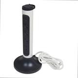 PRZEDŁUŻACZ PIONOWY, OBROTOWY, 4X2P+Z, Z OGRANICZNIKIEM PRZEPIĘĆ, Z PRZEWODEM 2.0 METRA 3X1.5 MM2 -