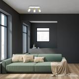 Milagro plafon (reflektorki) Jocker /Gold  3xGU10 biało/złoty MLP6130