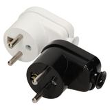 Wtyczka kątowa czarna WT-16/CZARNY ORNO