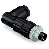 wtyczka kątowa M8 3-biegunowa