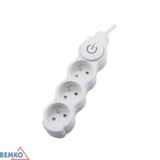 PRZEDŁUŻACZ NEW 1.0 3 GN. Z "0" Z WYŁ. 1.0MM X 1.5M