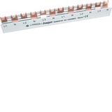 Szyna grzebieniowa widełkowa pozioma 2P 16mm2 do RCCB 2P 12M KDN451D HAGER