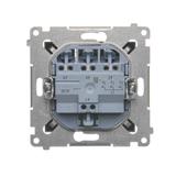 Simon 54 Przycisk potrójny 10A szybkozłączka brąz mat