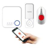 Bezprzewodowy dzwonek do drzwi sieciowy 230V przycisk SOS Wifi Tuya biały ORNO