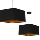 Milagro lampa wisząca Napoli E27 czarno/złota ML6368