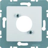 BERKER B.Kwadrat/B.7 Płytka czołowa do gniazd XLR aluminium 14121404 HAGER