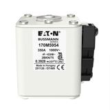 FUSE 350A 1000V 2BKN/75 AR UR Wkładka szybka 350A AC 1000V rozmiar 2 59x77x75 mm aR IEC UL 170M5954