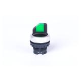 Ex9P1 S3I g 3-pozycyjny przełącznik piórkowy bez samopowrotu możliwość podświetlenia zielony 105684
