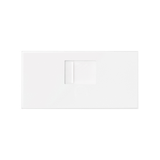 Simon 100 Pokrywa do gniazda komputerowego 1x (mechanizm 1/2) biały mat