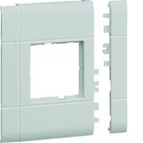 tehalit.WA Maskownica 120mm 1-krotna 50x50mm PC-ABS bezhalogenowy jasnoszary GR1200B7035 HAGER