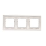 Simon 54 Premium Ramka 3-krotna PREMIUM do puszek karton-gips IP20 / IP44 srebrny mat DRK3/43 KONTAKT