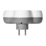 Rozgałęźnik 3x2P+Z biało-szary OR-AE-13239 ORNO