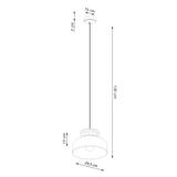 Lampa wisząca MARION czarna