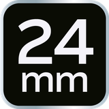 Nasadka udarowa 1/2", 24 x 38mm, Cr-Mo