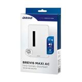 Dzwonek elektromechaniczny dwutonowy BREVIS MAXI AC 230V śnieżno biały OR-DP-MR-150/PW ORNO