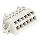 Gniazdo MCS‑MIDI Classic kątowe 6‑biegunowe jasnoszare raster 5mm 721‑306/031‑000 /50szt./ WAGO