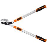 Kowadełkowy sekator do gałęzi 670 mm, zakres do 42 mm, przekładnia, teleskopowe uchwyty