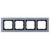 SONATA Ramka poczwórna - kolor nieb. szkło szron