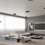 Sollux Plafon MONO 4 czarny SL.0073