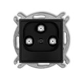ICON Mechanizm gniazda multimedialnego 3F DATA (UPC) czarny mat