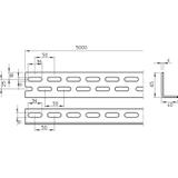 WP 40/65, KĄTOWNIK PERFOROWANY 5000MM FT