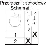 Łuk E12-11-3 Schodowy  1-2 IP-65