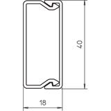 WDK 20020 S, KANAŁ ŚCIENNY I SUFITOWY