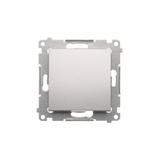 Simon 54 Łącznik krzyżowy bez piktogramu 10A 250V szybkozłączka srebrny mat DW7.01/X/43 KONTAKT