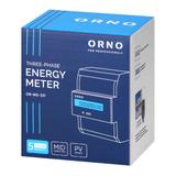 3-fazowy licznik energii elektrycznej, 80A, MID, 3 moduły, DIN TH-35mm