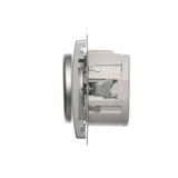 Simon Basic Ściemniacz naciskowo-obrotowy jednobiegunowy do LED ściemnialnych 230V srebrny mat