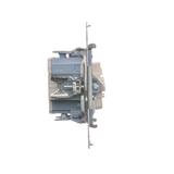 Simon 54 Łącznik schodowy podwójny z podświetleniem (mechanizm) 10A 250V szybkozłączka *Posiada 2 niezależne układy podświetlenia SW6/2XLM KONTAKT
